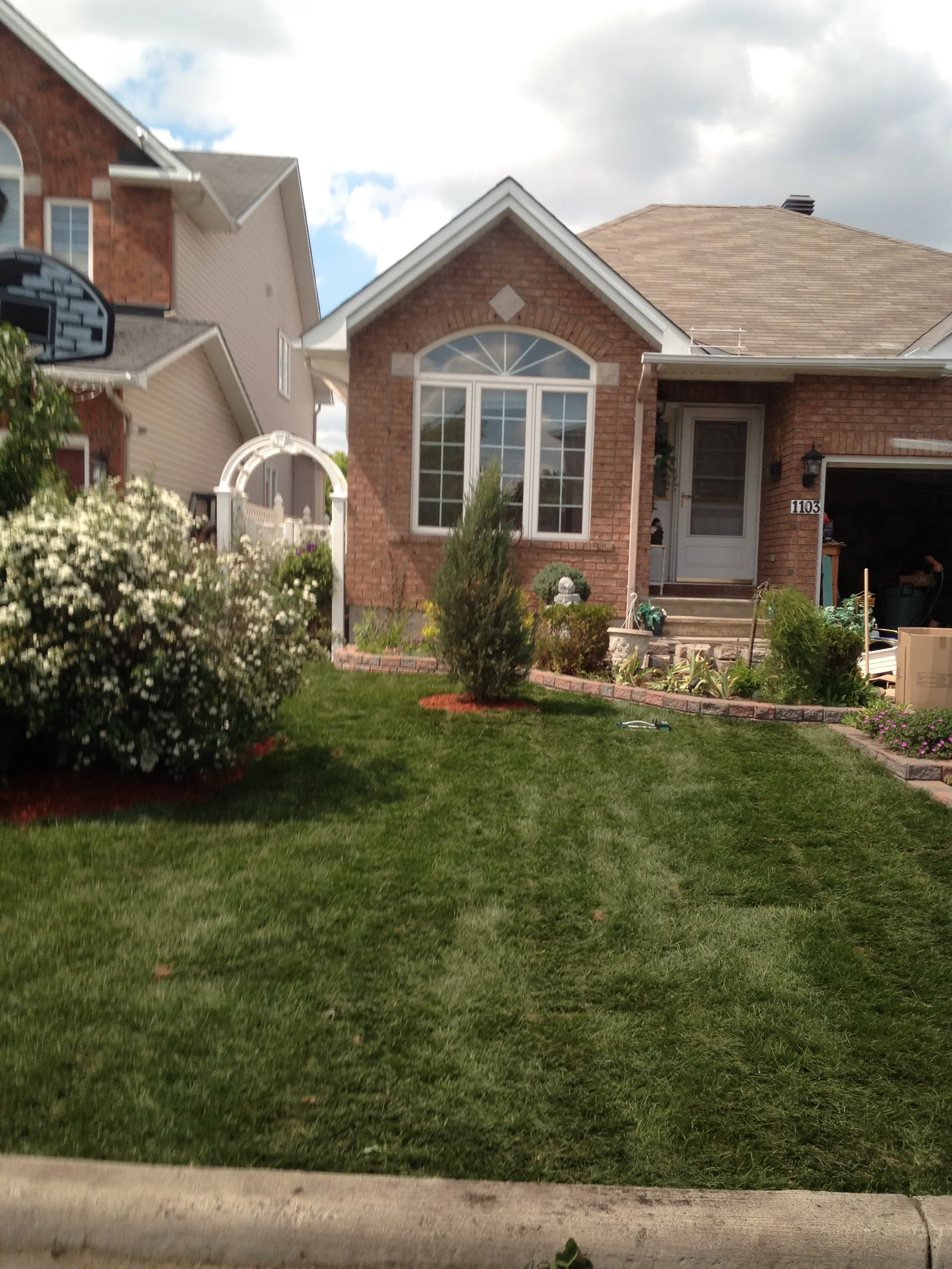 A well-maintained lawn