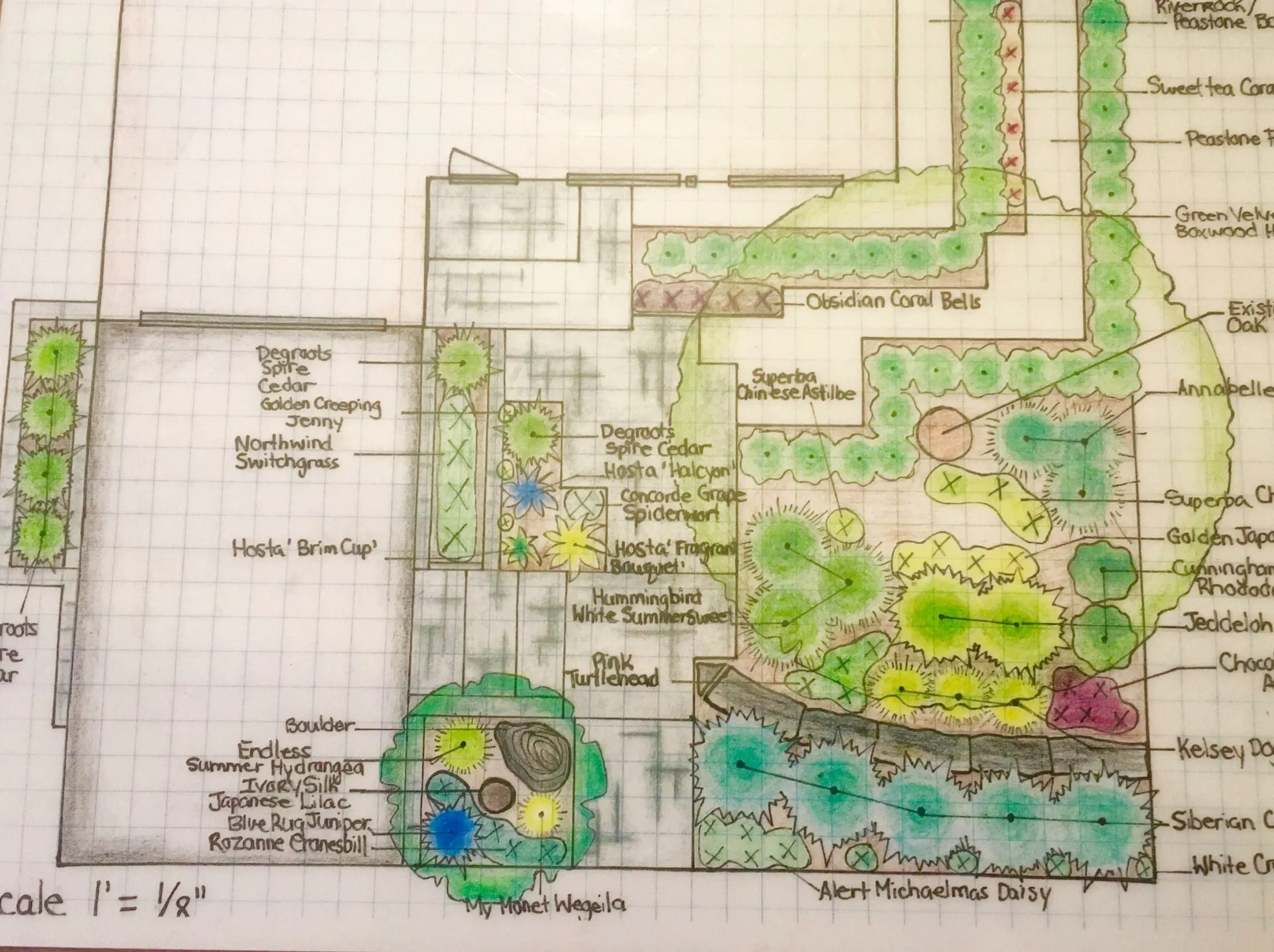 Nature-inspired garden design