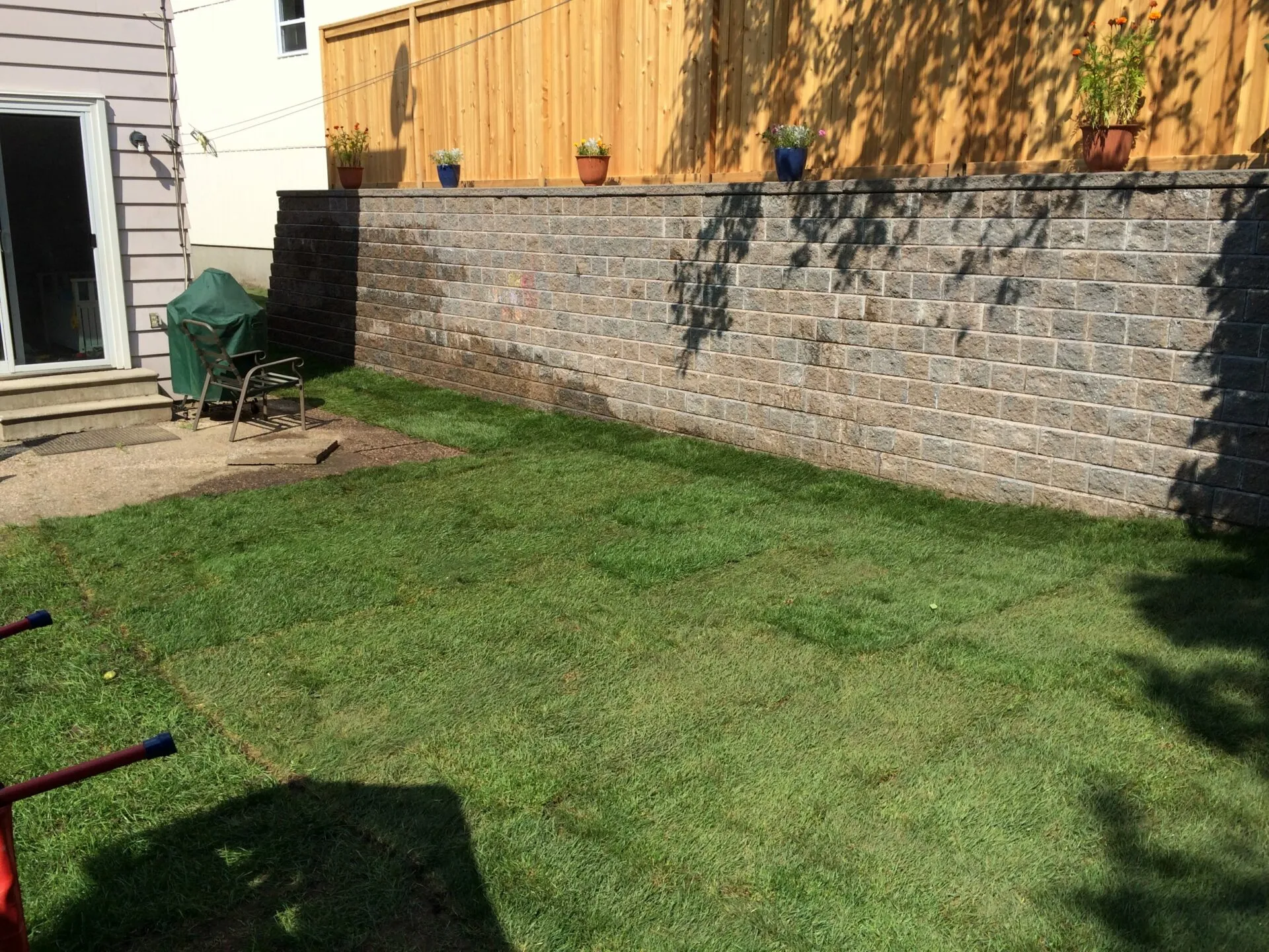 Sodding installation